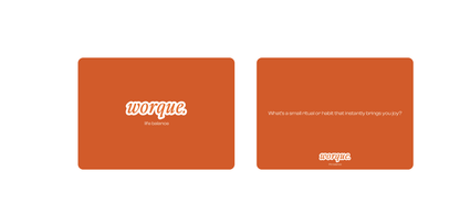 Worque/Life Balance Card Game
